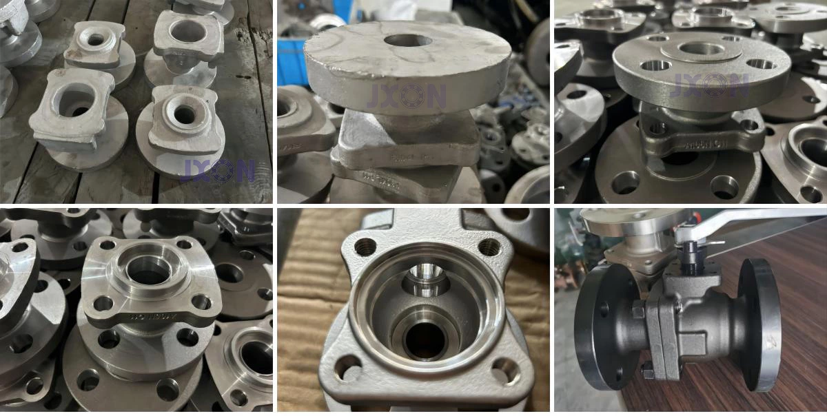 Válvula de bola flotante de acero forjado