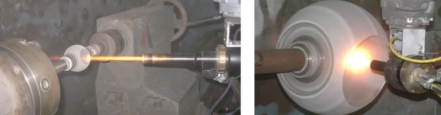 Válvula de bola con brida montada en muñón de acero forjado